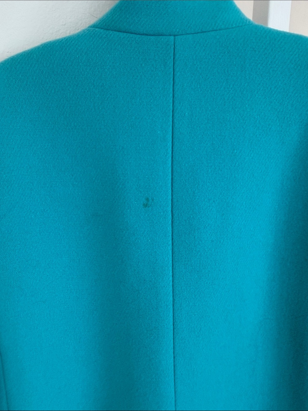 J. Crew Teal Wool-Blend Stand Collar Pea Coat - Picture 5 of 5
